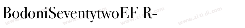BodoniSeventytwoEF R字体转换